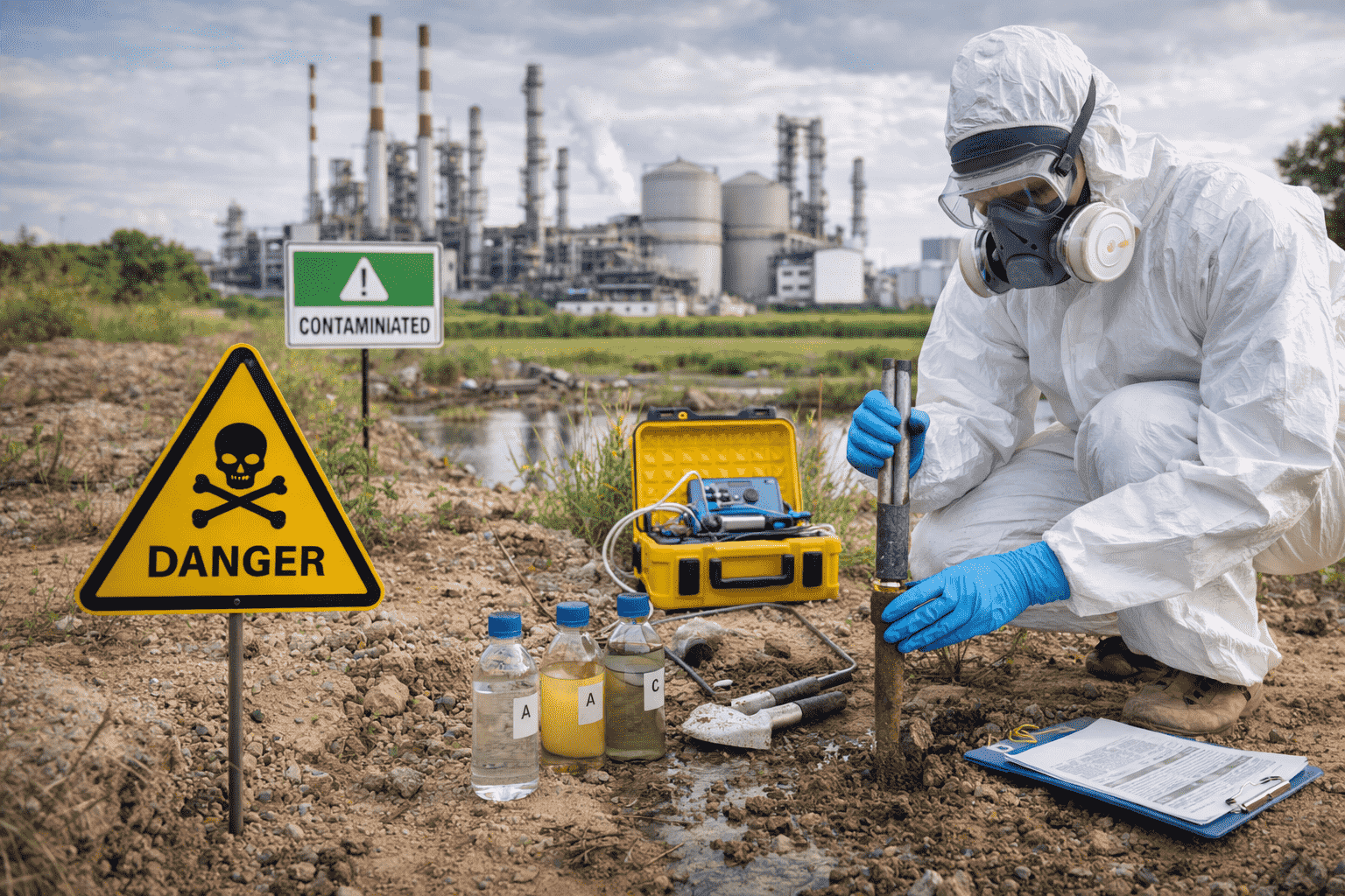 Site Environmental Assessment and Risk Control for Soil and Groundwater Contamination